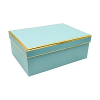 Bulk 2 Tiffany Blue Deluxe Foiled Rim Gift Box Set 18 43x34x16cm
