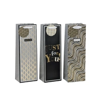 bulk 24 Bottle Gift Bag Golden Glam 36cm