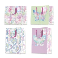 Bulk 24 Elegant Butterfly Gift Bag Med 23x17.7x10cm 4 Asst