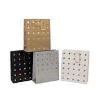Bulk 24 Embossed & Foiled Squares Gift Bag Xlge 42x31x12cm 4 Asst