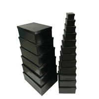 Bulk 2 Gift Box Rec Set Of 18 Black Gloss