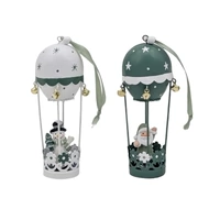 Bulk 12 Xmas Metal Air Balloon Hanger 6x5x16cm 2 Asst