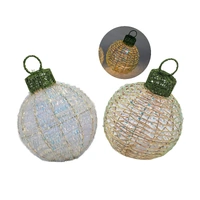 Bulk 4 Xmas Iridescent Table Top Bauble 25x34cm 2 Asst