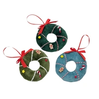 Bulk 24 Xmas Donut Hanging 11cm 3 Asst