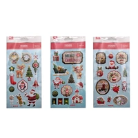 Bulk 36 Xmas 3d Stickers 10x17cm