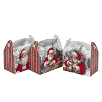 Bulk 36 Xmas Treat Box 20.5x12.5x11.5cm 3 Asst