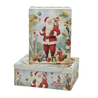 Bulk 2 Santa & Native Friends Xmas Box Set 18 43x34x16cm