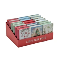 Bulk 36 Xmas Book Shape Gift Card Holder 7.5x10.5x2.7cm