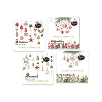 Bulk 48 Hanging Bauble Xmas Napkin 2ply pk20 33x33cm