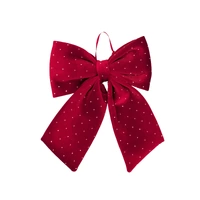 Bulk 24 Diamond & Velvet Red Bow 20x24cm