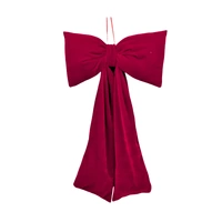 Bulk 24 Plush Velvet Drape Bow Lrg 28x43cm