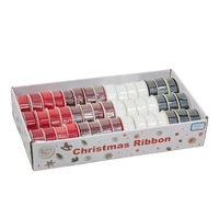 Bulk 45 Velvet Ribbon 2.5cmx3m pk45 4 Asst
