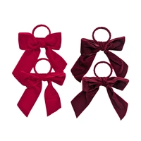Bulk 24 Red & Burgundy Velvet Ring 10.5x12cm 2 Asst