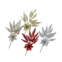 Bulk 36 Xmas Glitter Pick 30cm 4 Asst