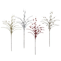 Bulk 24 Xmas Glitter Pick 76cm 4 Asst