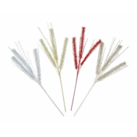 Bulk 24 Xmas Glitter Pick 79cm 4 Asst