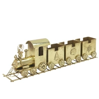 Rustic Gold Metal Train 93x19x28.5cm
