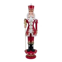 Bulk 2 Resin Diamond Pattern Nutcracker 17x15.8x63cm