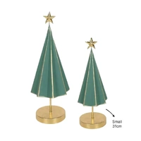 Bulk 6 Metal Xmas Tree Decoration 11x31cm