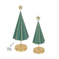 Bulk 4 Metal Xmas Tree Decoration 13.5x37.5cm