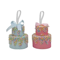 Bulk 24 Xmas Candycane Cake 10x9cm 2 Asst