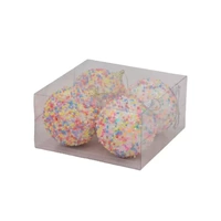 Bulk 12 Xmas Candycane Bauble pk4 8cm