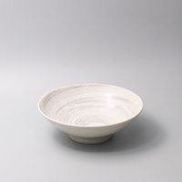 eWholesale Ramen Bowl 24cm Grey Swirl Glaze