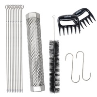 ASMOKE BBQ Set Meat Claws Smoker Tube Skewers