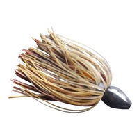 Vike 3/4 oz Skirted Microjig Green Pumpkin Fishing Lure