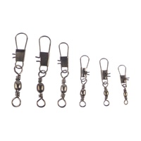 Swimerz Barrel Swivel with Interlock Snap Size 6 - 20 Pack