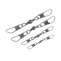 Swimerz Double Snap Barrel Swivels Size 8 - 15 Pack