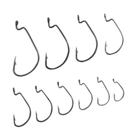 Swimerz 0/4 Wide Gape Worm Fishing Hooks - 15 Pack