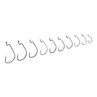 Swimerz 0/2 Wide Gape Worm Fishing Hooks - 15 Pack