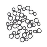 Swimerz 225kg Solid Double Rings 17mm 20 Pack