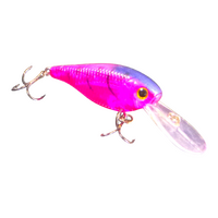 Finesse Madbass 85mm Deep Diving Crankbait - Opaque Purple