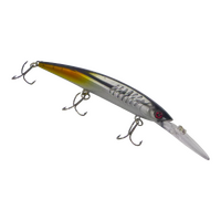 Finesse Flash Minnow 150mm Deep Diving Lure Silver Chrome