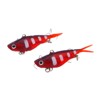 Swimerz 95mm Soft Vibe Opaque Red 2 Pack