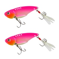 Finesse Feather Blade 55mm Aqua Pink 2 Pack