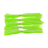 Dekoi Chatterbait Lure Skirts Green Flash