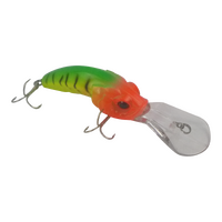 Finesse Leapfrog Deep Diver 100mm Hi Vis Fishing Lure
