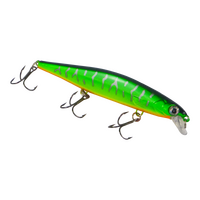 Finesse Chudan 110mm Sinking Diving Minnow Lime Green