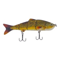 Finesse Naturals 110mm 4 Segment Swimbait Brown Trout