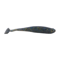 Swimerz Soft Shad 100mm Paddle Tail Blue Gold Fleck 6 Pack