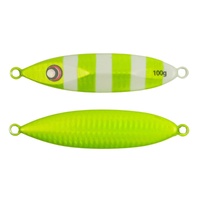 Finesse Slow Pitch Flutter Jig 100gm Chartreuse 2 Pack