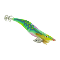 Finesse Rumoika Squid Jig Lime Glow Size 3.5 2 Pack