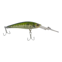 Finesse Wobbler Diving Lure 90mm Olive Camo