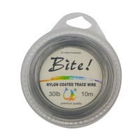 Swimerz Bite 7 Strand Coated Leader Wire 30lb 10m Fishing