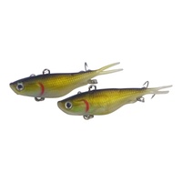 Swimerz 95mm Soft Vibe Yakka 2 Pack Lure
