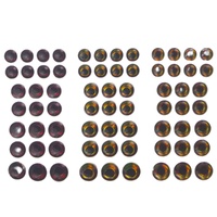 Artizan Molded Lure Eyes 7mm 8mm 9mm 10mm 3 Colours Qty 69