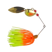 Dekoi LS17 Closed Eye Spinnerbait 15gm Orange Lime Qty 2